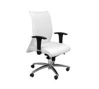 Sillón Albacete confidente similpiel blanco