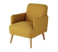 Sillón amarillo de haya