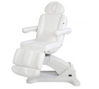 Sillón camilla de estética de alta gama Tempo: Eléctrico con tres motores para controlar la altura e inclinación del respaldo y sillón rotatorio de 240º con posición de Trendelenburg - OUTLET