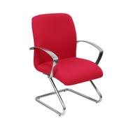 Sillón Caudete confidente patín bali rojo