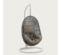 Sillón colgante Florina gris oscuro