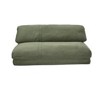 Sillón convertible de 2 plazas en terciopelo acanalado verde caqui SPENCER