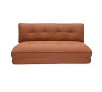 Miliboo - Calentador de 2 plazas convertible en tejido Terracota Sally