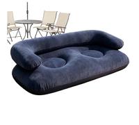 Sillón de Aire Cómodo Sofá Hinchable y Plegable con Reposabrazos