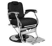 Sillón de barbero Gabbiano Dario negro