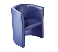 Sillón de club tapizado de poliuretano