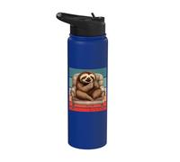 Sillón de descanso perezoso acogedor paz calma tranquilidad Stainless Steel Insulated Water Bottle