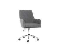 Sillón de escritorio diseño tejido gris antracita SHANA