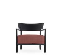 Sillón de Exterior CARA MAT, Negro/ Borgoña.