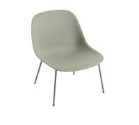 Sillón de Fibra con Base de Tubo Dusty Verde/ Dusty Verde