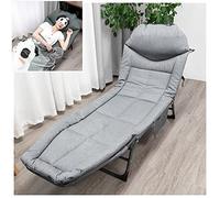 Sillón de jardín, silla de jardín, para una sola persona, para almuerzo, tumbona para oficina, cama plegable, para el hogar, almuerzo, cama de acompañante