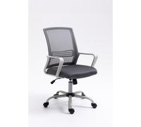 Sillón de oficina Activejet YK01 gris respaldo malla asiento acolchado espuma