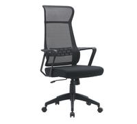 Sillón de oficina C-Br Hoboken Negro