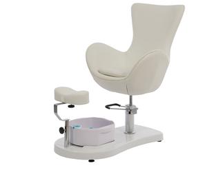 Sillón de pedicura Crem: Con bañera de pies y reposapiés ajustable en altura y longitud