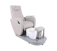 Sillón de pedicura eléctrico - con baño de pies - 105 W - 200 kg - gris | physa