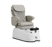 Sillón de pedicura eléctrico - con cubeta iluminada y funciones de masaje - 105 W - 150 kg - beis | physa