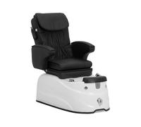 Sillón de pedicura eléctrico - con cubeta iluminada y funciones de masaje - 105 W - 150 kg - negro | physa
