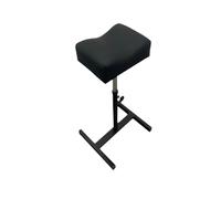 Sillón De Pedicura Reposapiés for manicura y pedicura, silla con reposapiés, taburete de Metal for, altura ajustable for salón belleza en el hogar(Black)