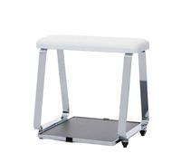 Sillón De Pedicura Taburete de pedicura acero inoxidable con reposapiés móvil y almohada mano, for uso doméstico salón
