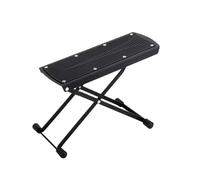 Sillón De Pedicura Taburete de pedicura for uñas Soporte pie ajustable plegable antideslizante con herramienta negra 6 alturas