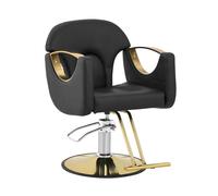 Sillón de peluquería con reposapiés - 53 - 64 cm - 180 kg - negro | physa