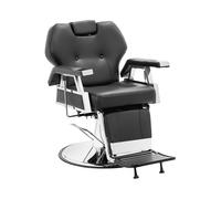 Sillón de peluquería con reposapiés - 59 - 69 cm - 150 kg - negro | physa