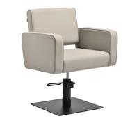 Sillón de peluquería Gabbiano Bilbao gris-beige