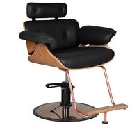 Sillón de peluquería Gabbiano Florencia negro
