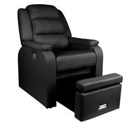 Sillón de spa para pedicura hilton negro
