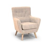 Sillón de tela kiss color beige - conforama