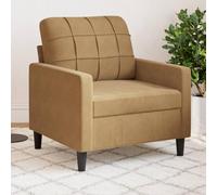 Sillón de terciopelo con estructura de metal, cómodo sillón de lectura y sillón de televisión con acolchado para salón, moderno sillón de terciopelo para relajarse en un diseño elegante