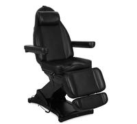 Sillón de tratamiento estético, eléctrico Elara PRO 4, negro