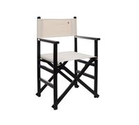 Sillón director plegable estructura color wengué con lona color crudo fabricada en madera de haya de primera calidad scalpers