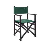 Sillón director plegable estructura color wengué con lona color verde oscuro fabricada en madera de haya de primera calidad scalpers