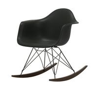 Sillón Eames Plastic RAR Negro Profundo/Arce Oscuro