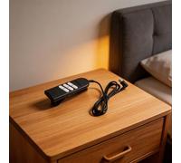 Sillón eléctrico de repuesto con mando a distancia de 5 pines con 2/4/6 botones para sillón de pie y tumbona de relax para controles de marca, cable de 1,5 m/2 m, negro (6 botones codo)