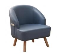 Sillón ergonómico contemporáneo con esponja de alta resistencia y tela técnica (azul marino)