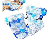 Sillón flotante de piscina - Gran sillón inflable flotante robusto,Flotadores de piscina reforzados para adultos,Para agua lago río verano juegos bronceado bar pontón interior al aire libre
