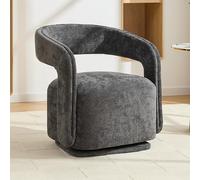 Sillón giratorio de chenilla de 360°, silla de salón