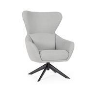 Sillón giratorio Hailey Gris