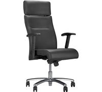 Sillón giratorio negro
