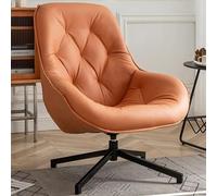 Sillón Giratorio, sillón de Ocio para Sala de Estar, sofá Individual escandinavo, sillón Relajante y Relajante, sofá para balcón, Telas técnicas, Suave y cómodo.