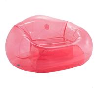Sillón hinchable intex rosa transparente 137x127x74 cm