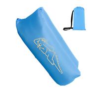 Sillón hinchable - Tumbona de aire impermeable portátil | Sofá hinchable ergonómico con cojín cervical cuadrado para barbacoas y fiestas en la piscina