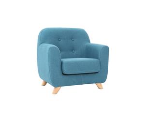 Sillón infantil nórdico azul NORKID