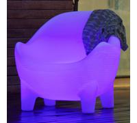 Sillón LED Newgarden Aruba, energía solar y batería recargable