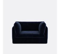 Sillón Malo XL en tejido jaspeado. Talla 1 plaza. Color Azul