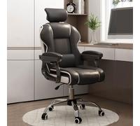 Sillón mecedor de Cuero de Lujo con Altura Ajustable y Silla giratoria para Juegos para Adultos con Respaldo Cojín de látex Diseño Ejecutivo Brazos Ruedas Ideal para Oficina en casa Octopus Feet