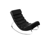Sillón mecedora moderno negro TAYLOR