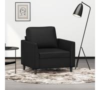 Sillón moderno con funda de piel sintética, cómodo para leer y relajarse, estructura metálica duradera, resistente a las manchas, diseño elegante para salón u oficina